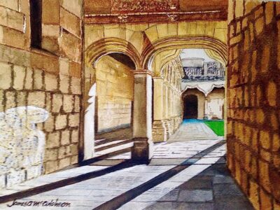 Colonnades in light